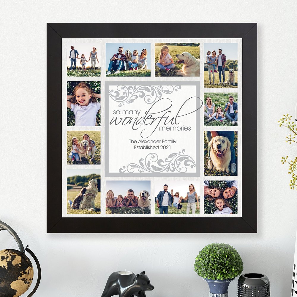 Cherished Memories Personalized Photo Canvas