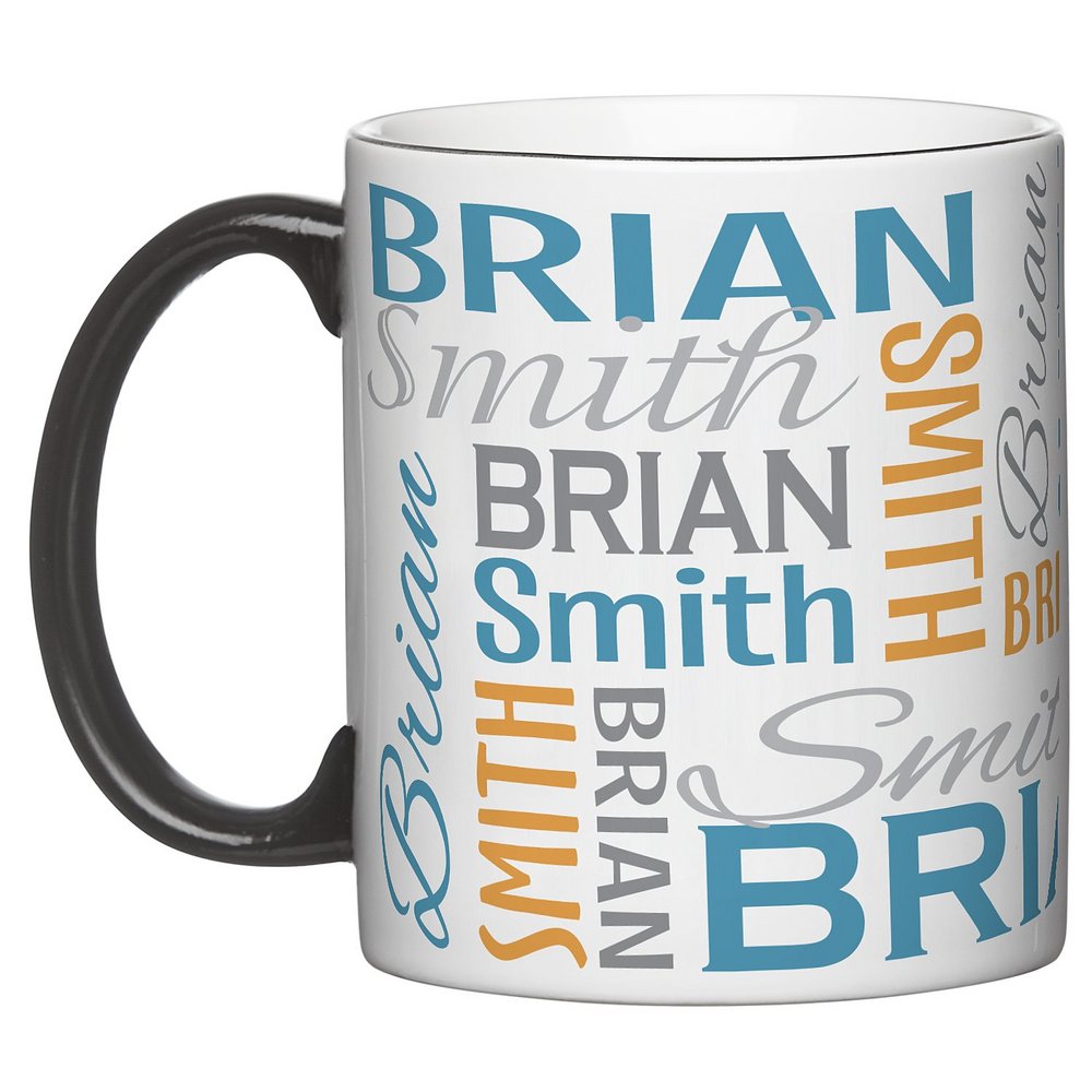 You Name It! Signature Mug-Blue/Orange-11oz-Single Mug