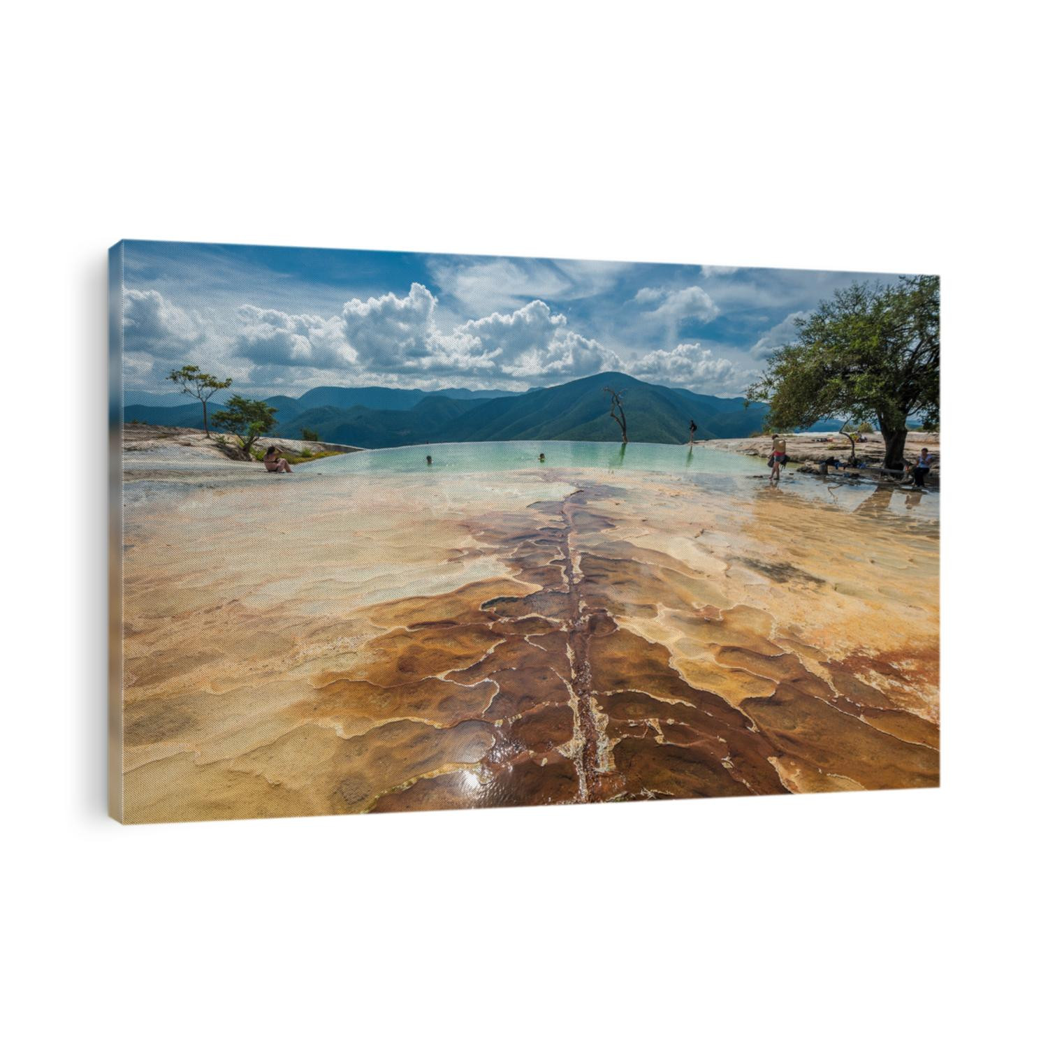 Hierve el Agua, natural rock formations in the Mexican state of Oaxaca