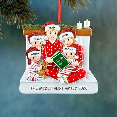 Story Time Personalized Keepsake Family Ornament