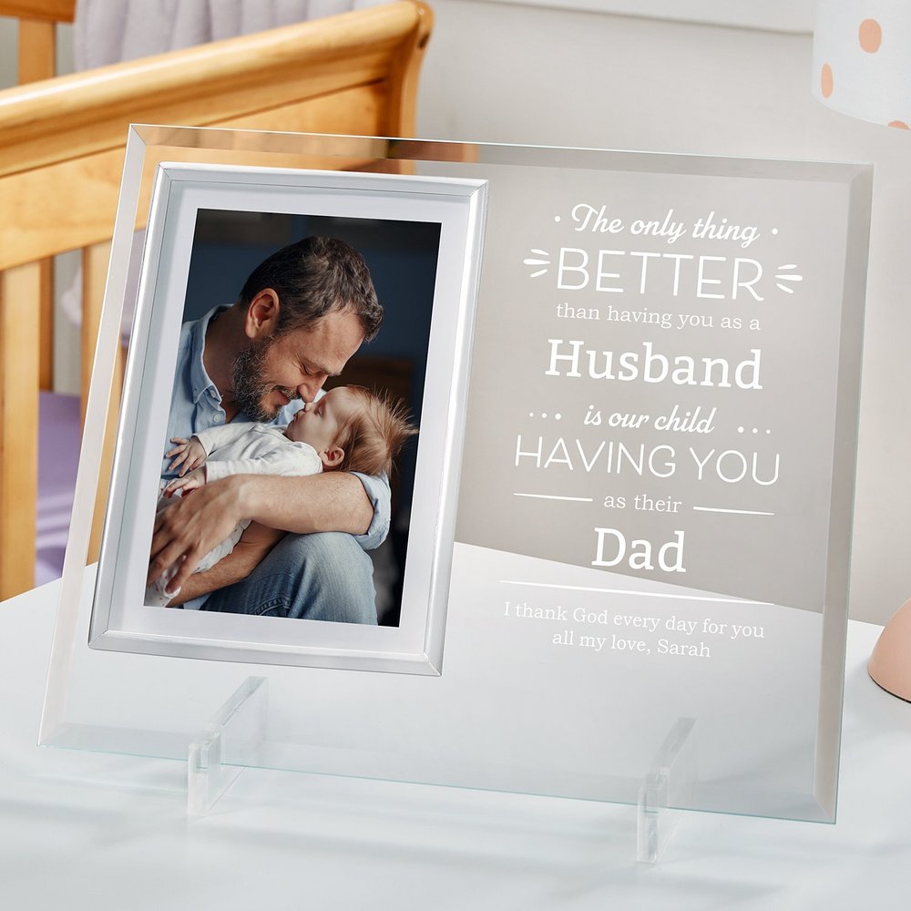 The Best Of You Personalized Glass Photo Frame