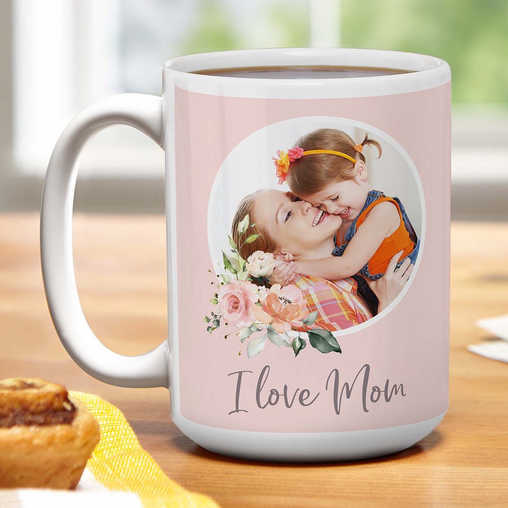 Mom's Love Personalized Photo Mug
