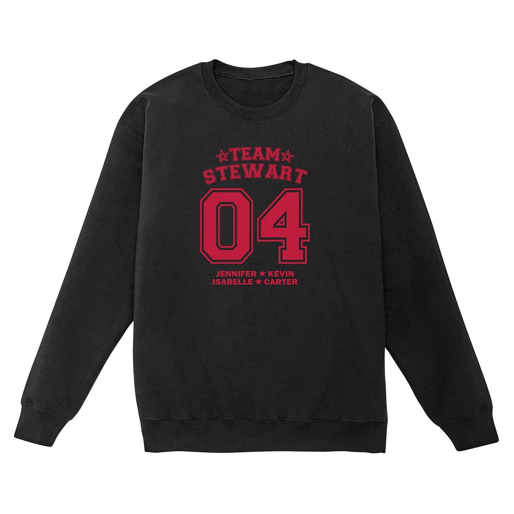 His Team Sweatshirt - Crew - Black - S