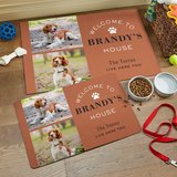 Welcome To Our Home Personalized Photo Doormat