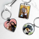 Cherished Memories Personalized Photo Keychain