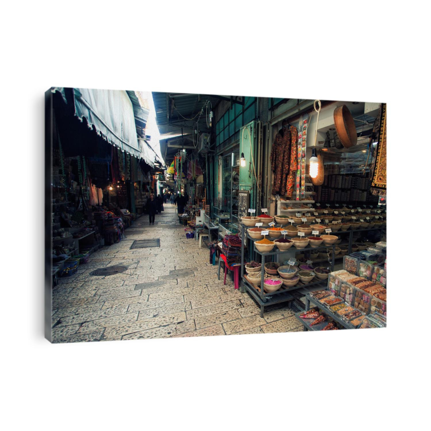 Market in Old city of Jerusalem