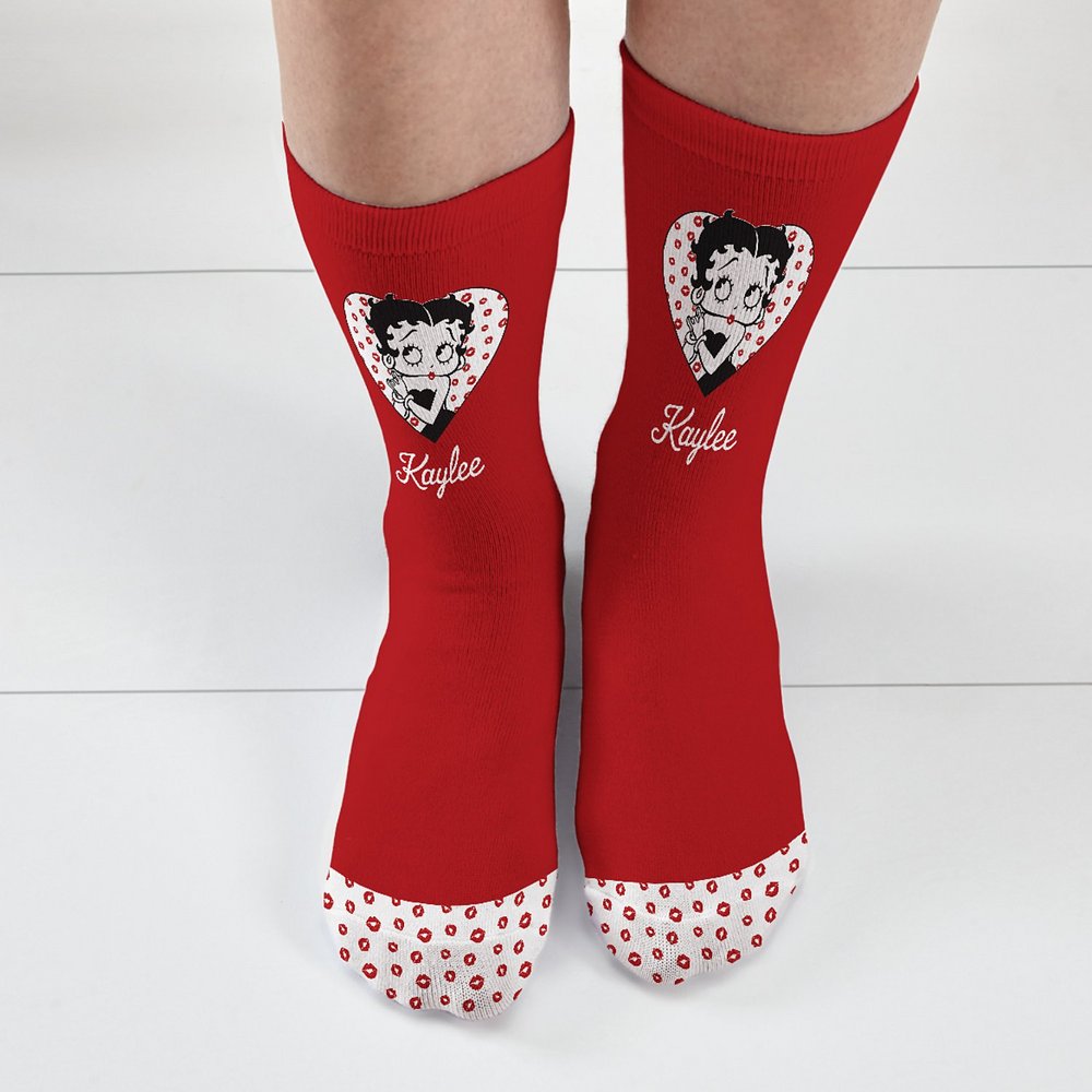 Betty Boop™ Heart Socks