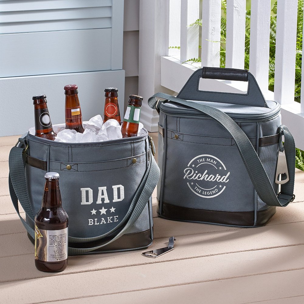 Father's Embroidered Adventure Cooler
