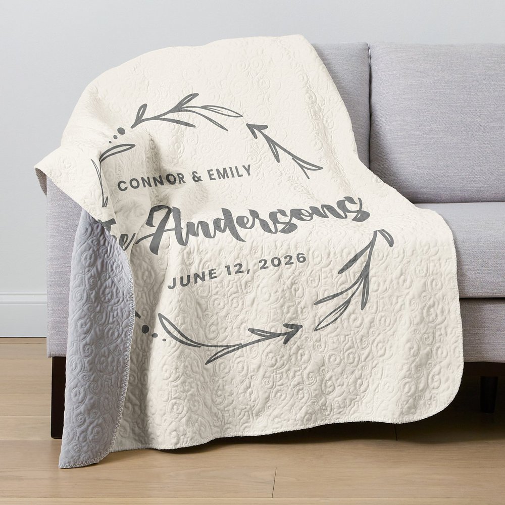 Festive Quilted Throw