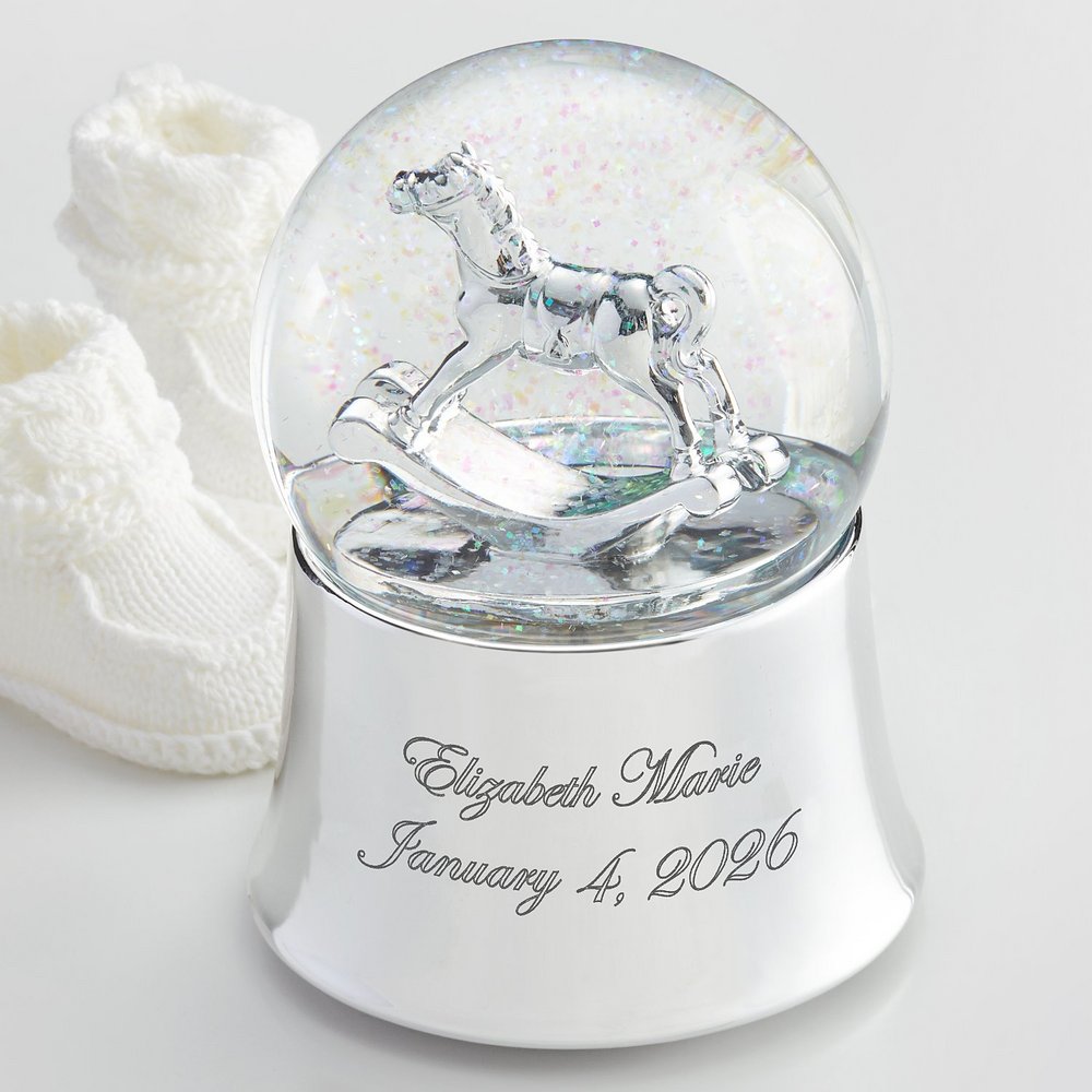 Lullaby Horse Personalized Snow Globe