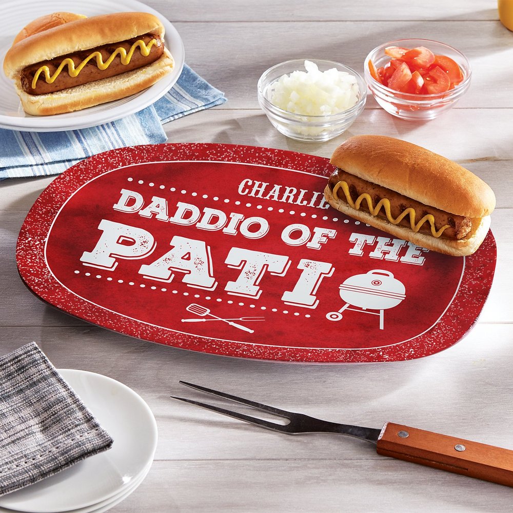 Patio King Personalized BBQ Serving Platter