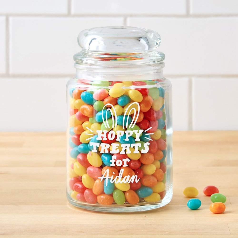 Bunny Sweets Glass Treat Jar