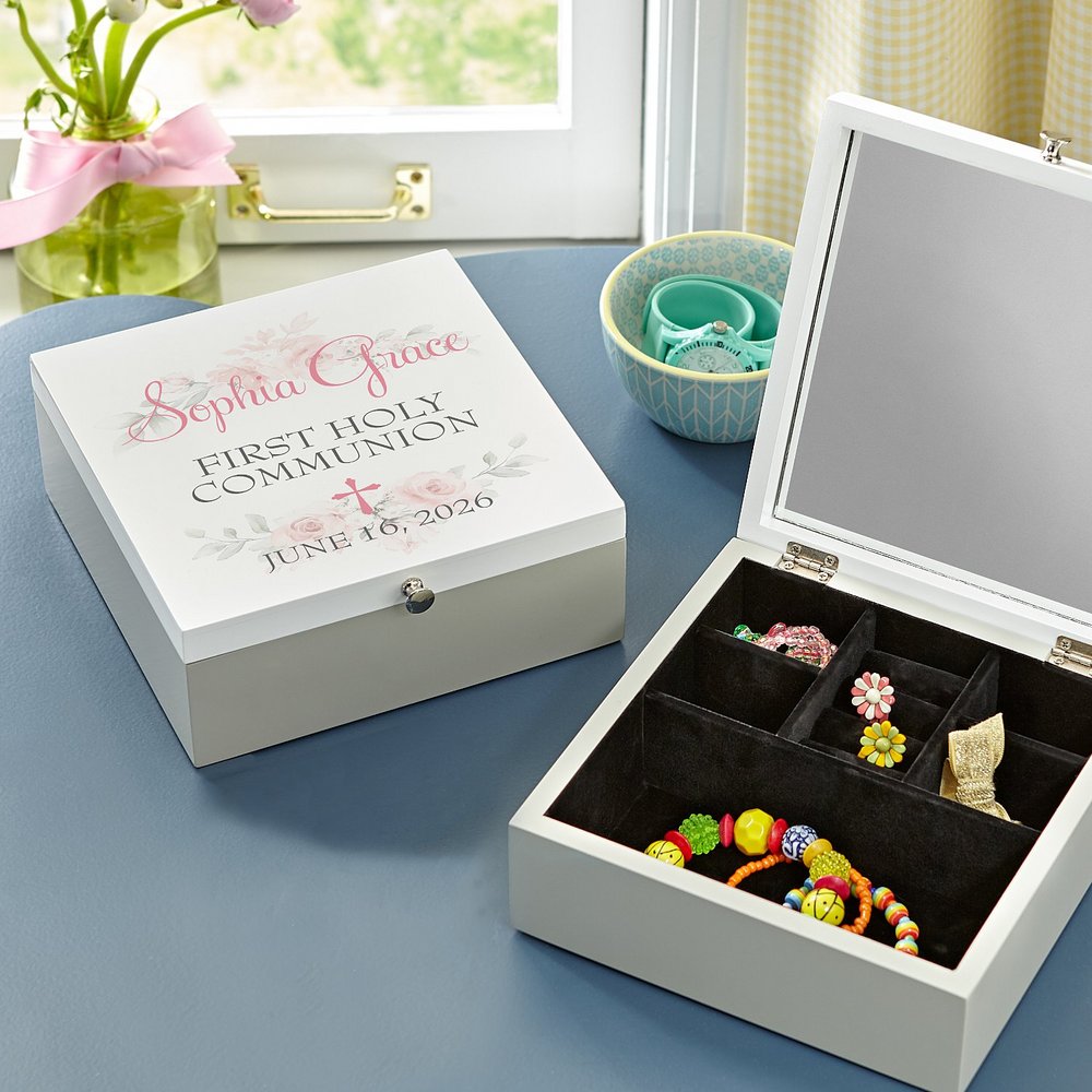 Blossom Sacrament Personalized Trinket Box