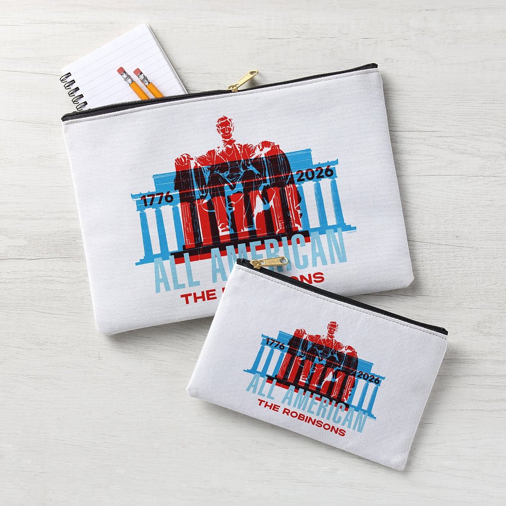 America250™ All American Zipper Pouch