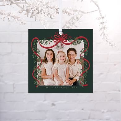All Wrapped Up Square Ornament