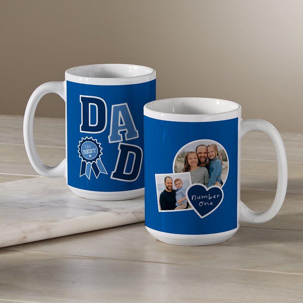 Champion Dad Photo Mug