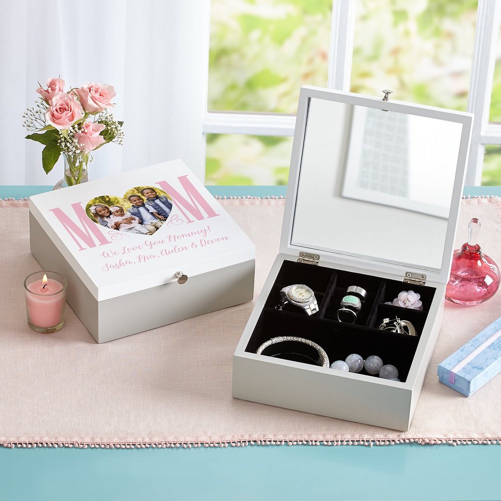 Mother's Picture Personalized Jewelry Box
