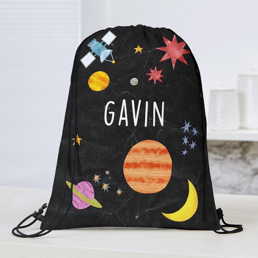 Cosmic Explorer Drawstring Bag