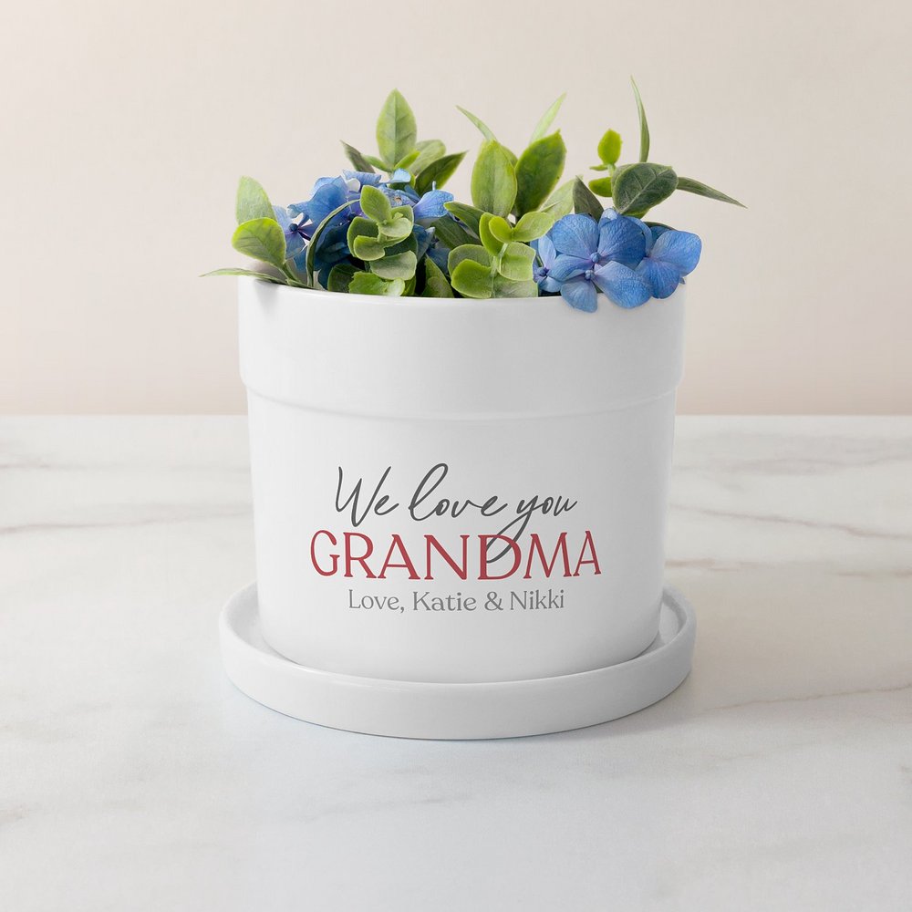 Love You Planter with Tray