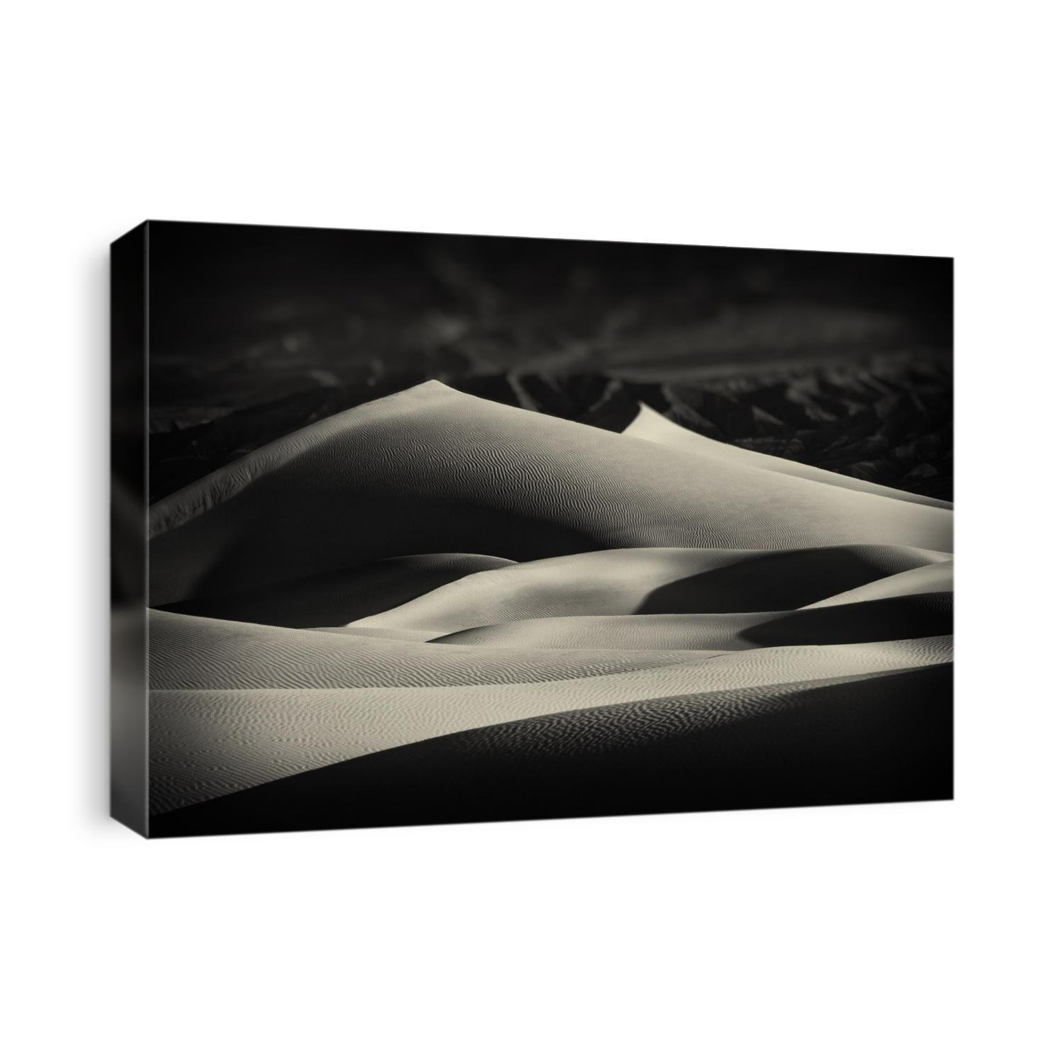 The Mesquite sand dunes in Death Valley National Park