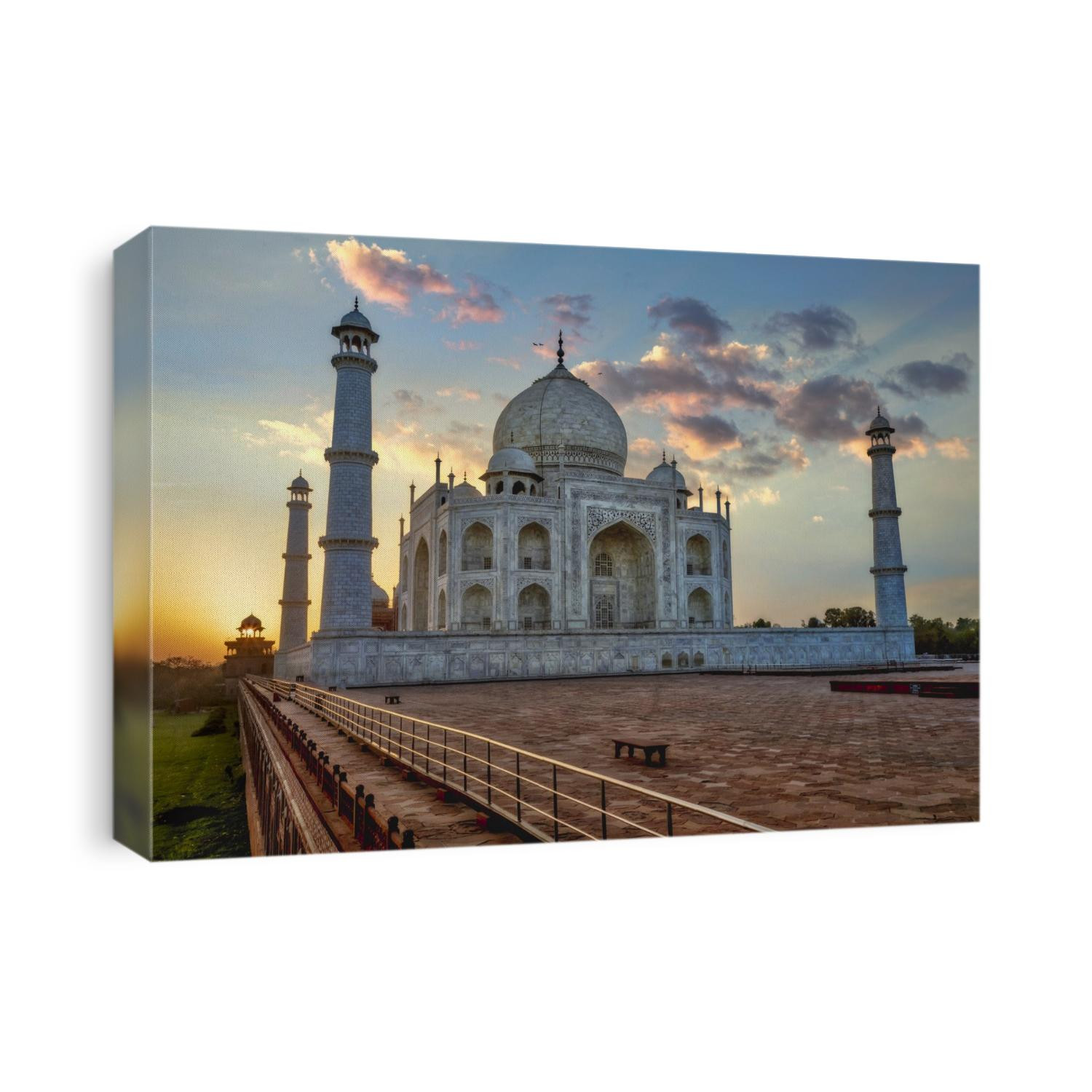 Sunrise at the Taj Mahal