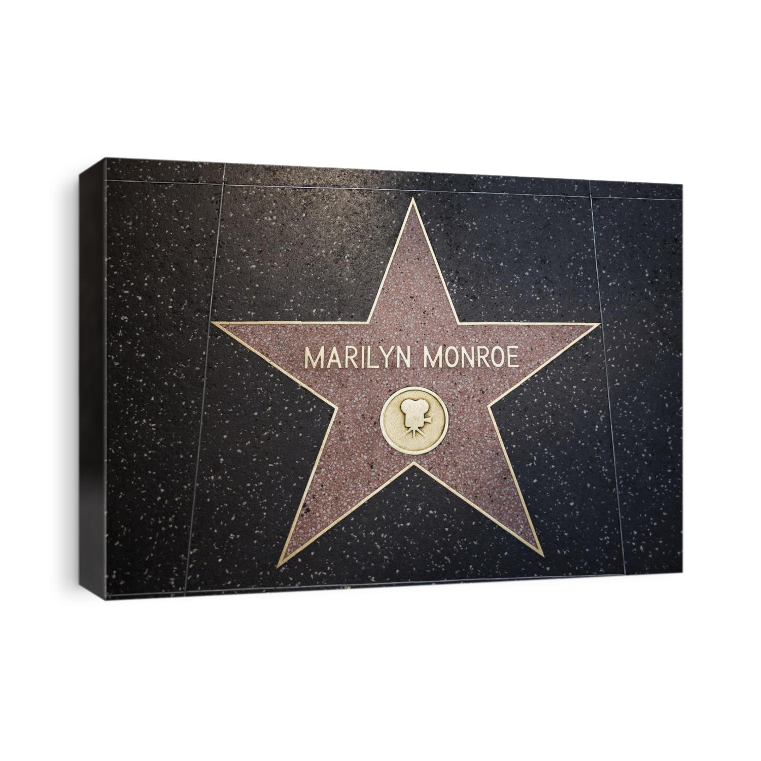 Marilyn Monroe's star on the Hollywood walk of fame
