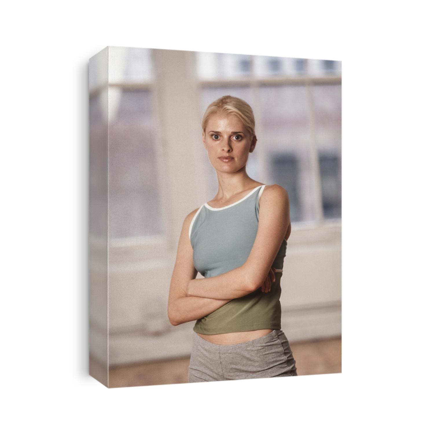 Portrait of women in fitness studio.