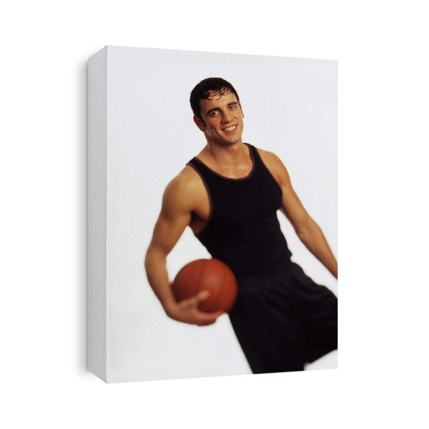 Portrait of male basketball player