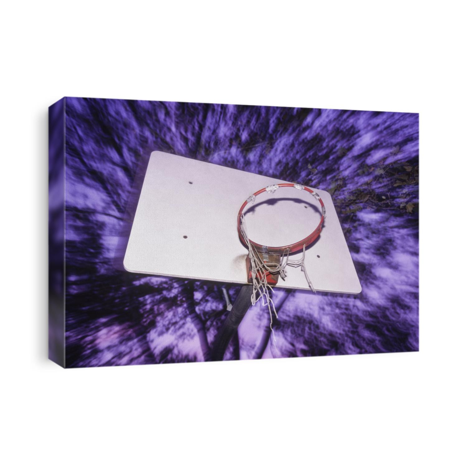Basketball hoop.