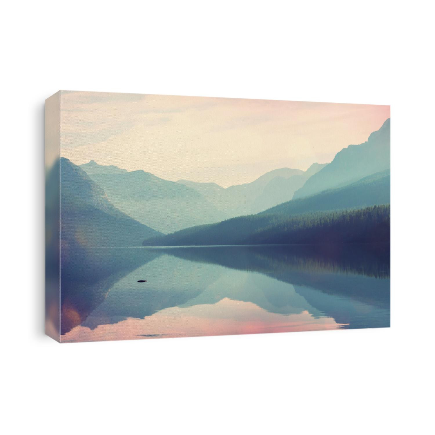 Glacier National Park, Montana, USA. Instagram filter.