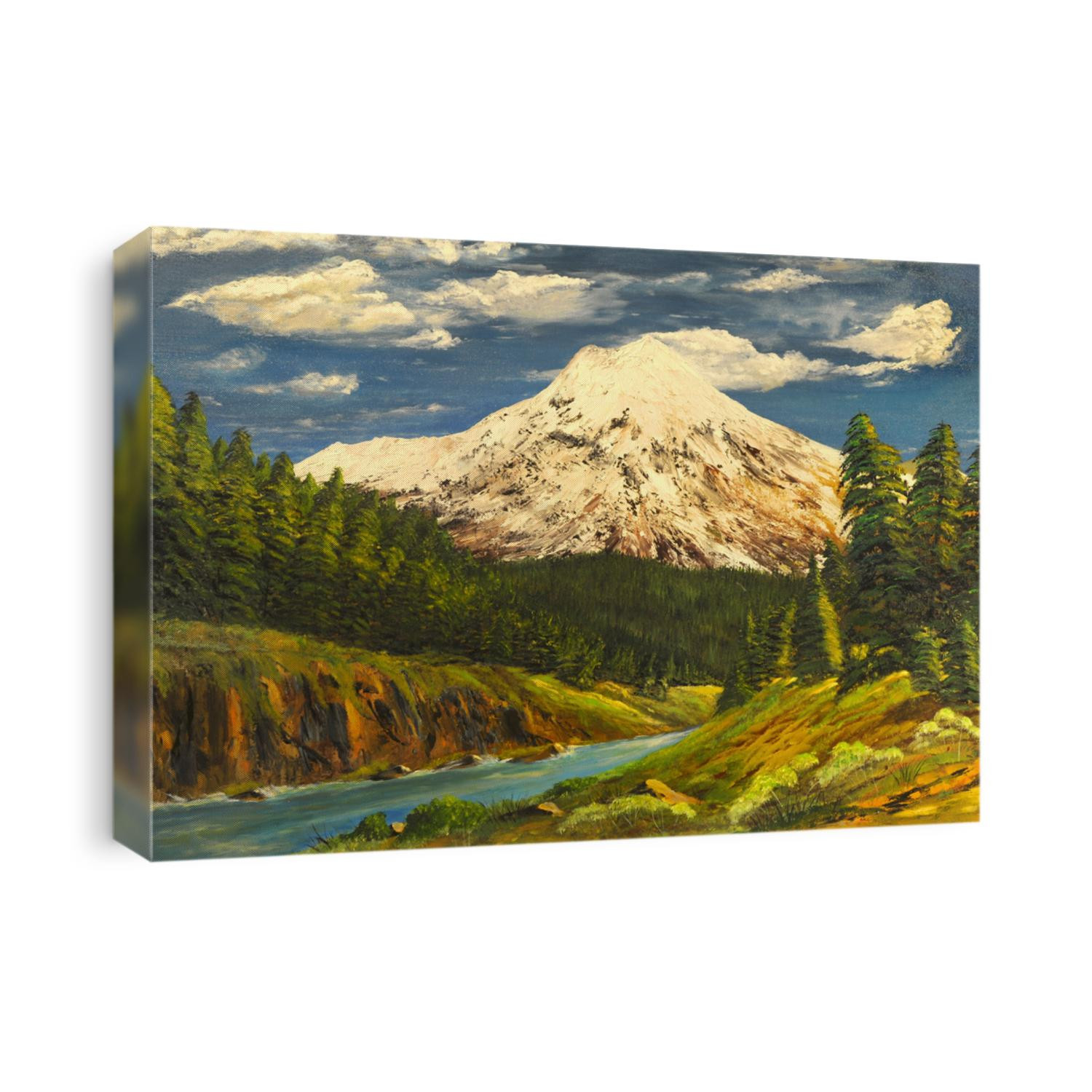 very nice Image of a Original Oil Painting