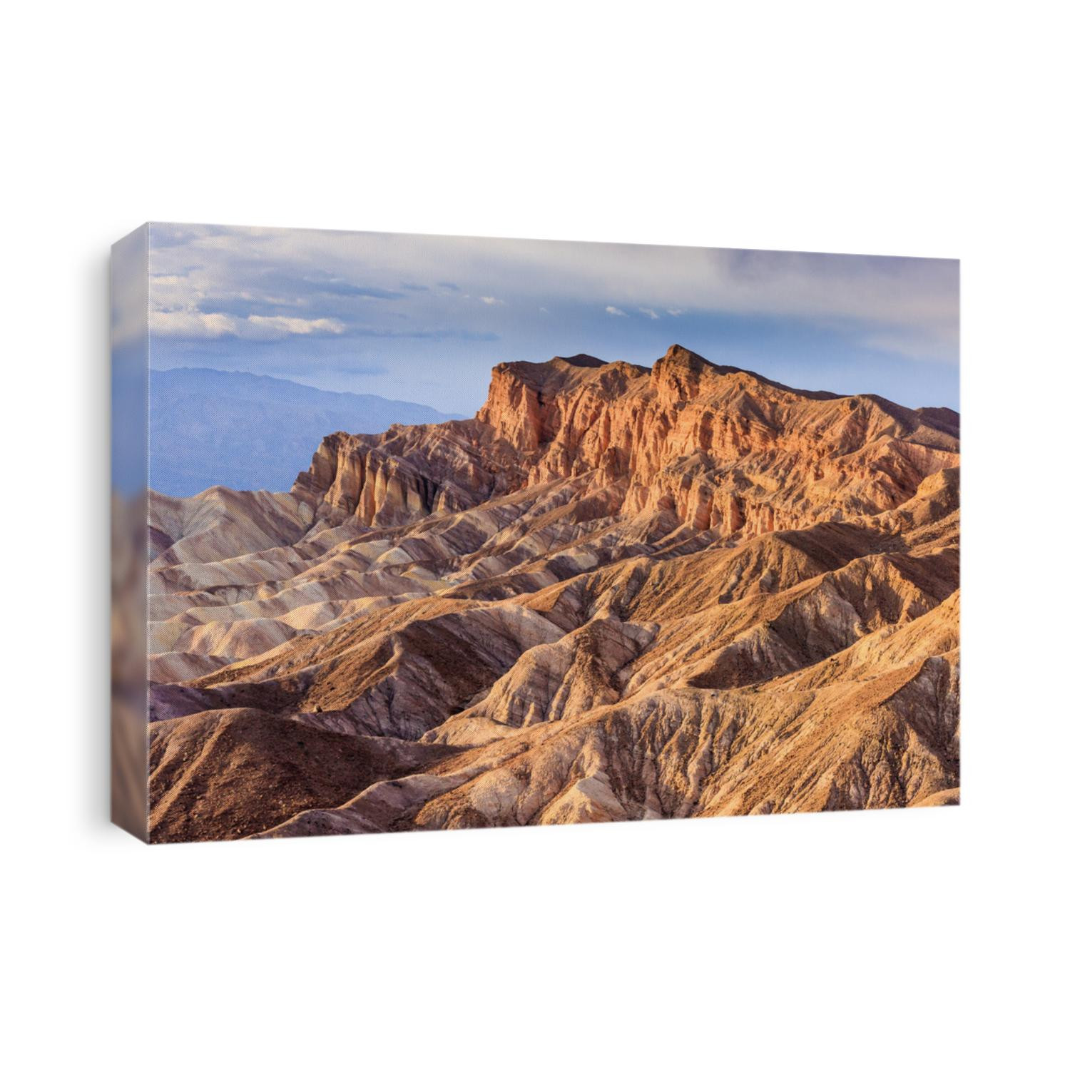 Eroded Mountain Ridges at Zabriskie Point, Death Valley National Park, California, USA