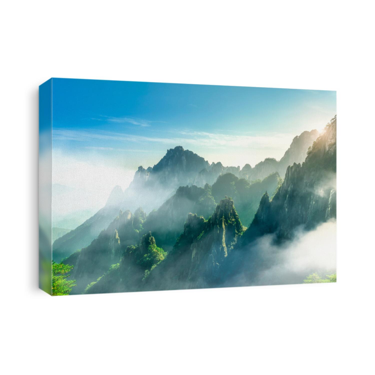 The beautiful natural scenery of Mount Huangshan