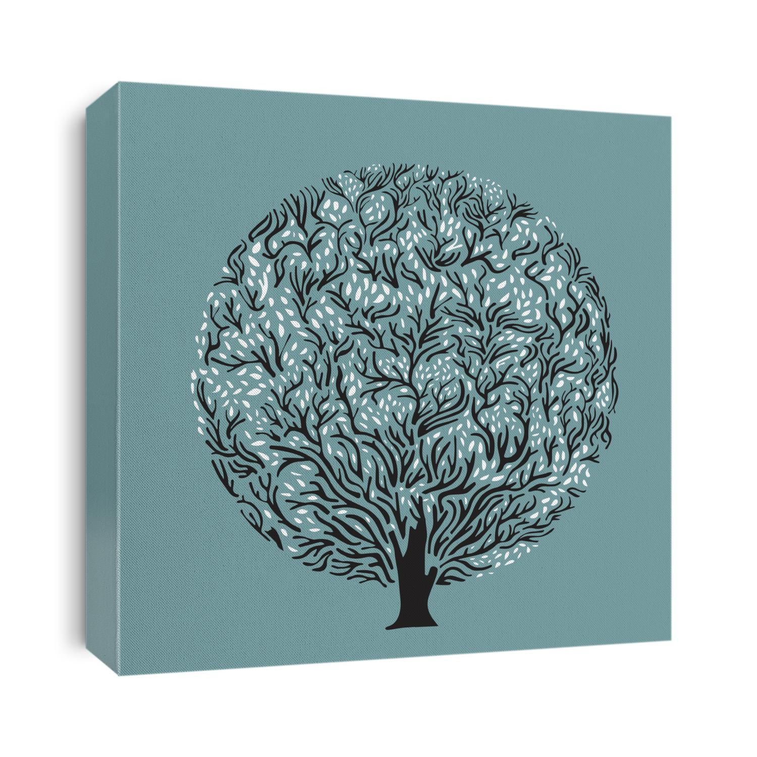 Tree silhouette illustration
