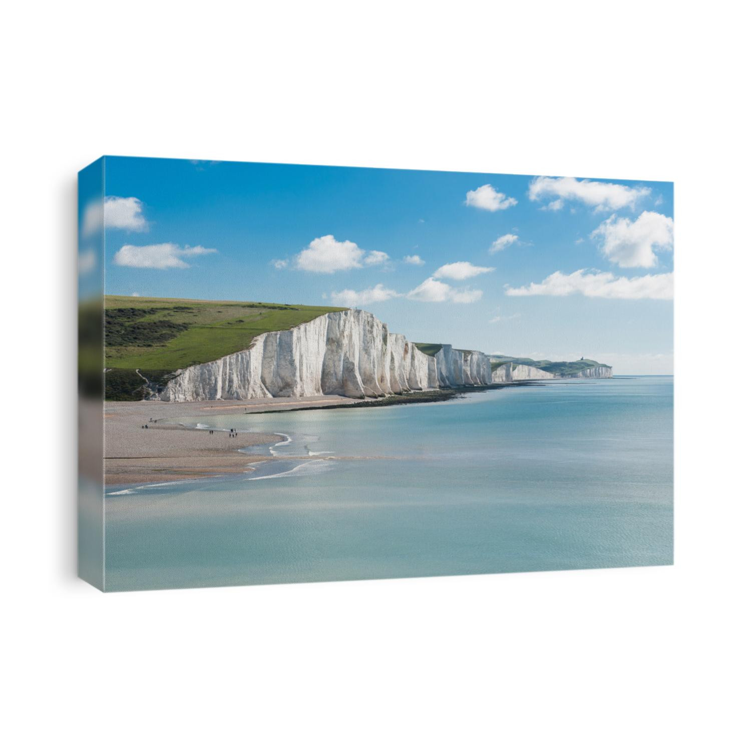 Seven Sisters National park, white cliffs, East Sussex, England