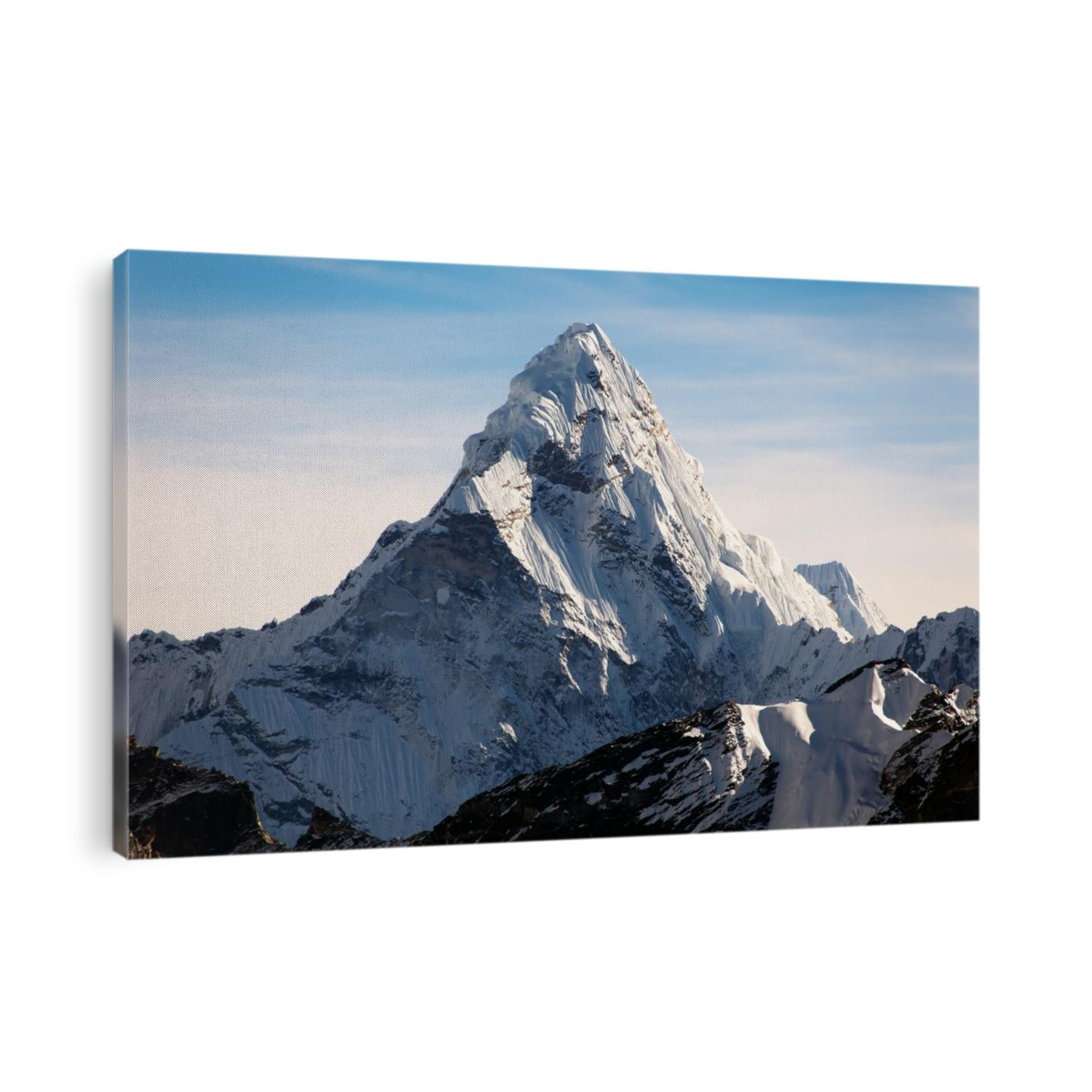 Evening view of Ama Dablam on the way to Everest Base Camp - Nepal