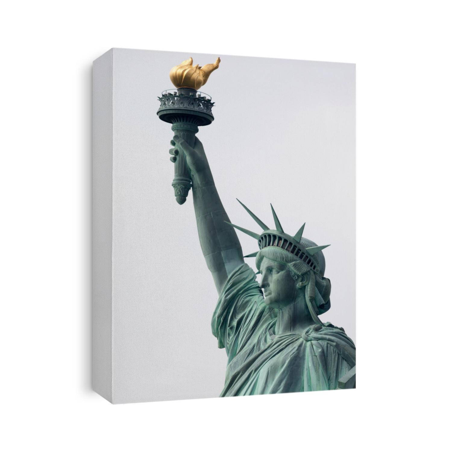 The Statue of Liberty is a colossal neoclassical sculpture on Liberty Island  in New York City
