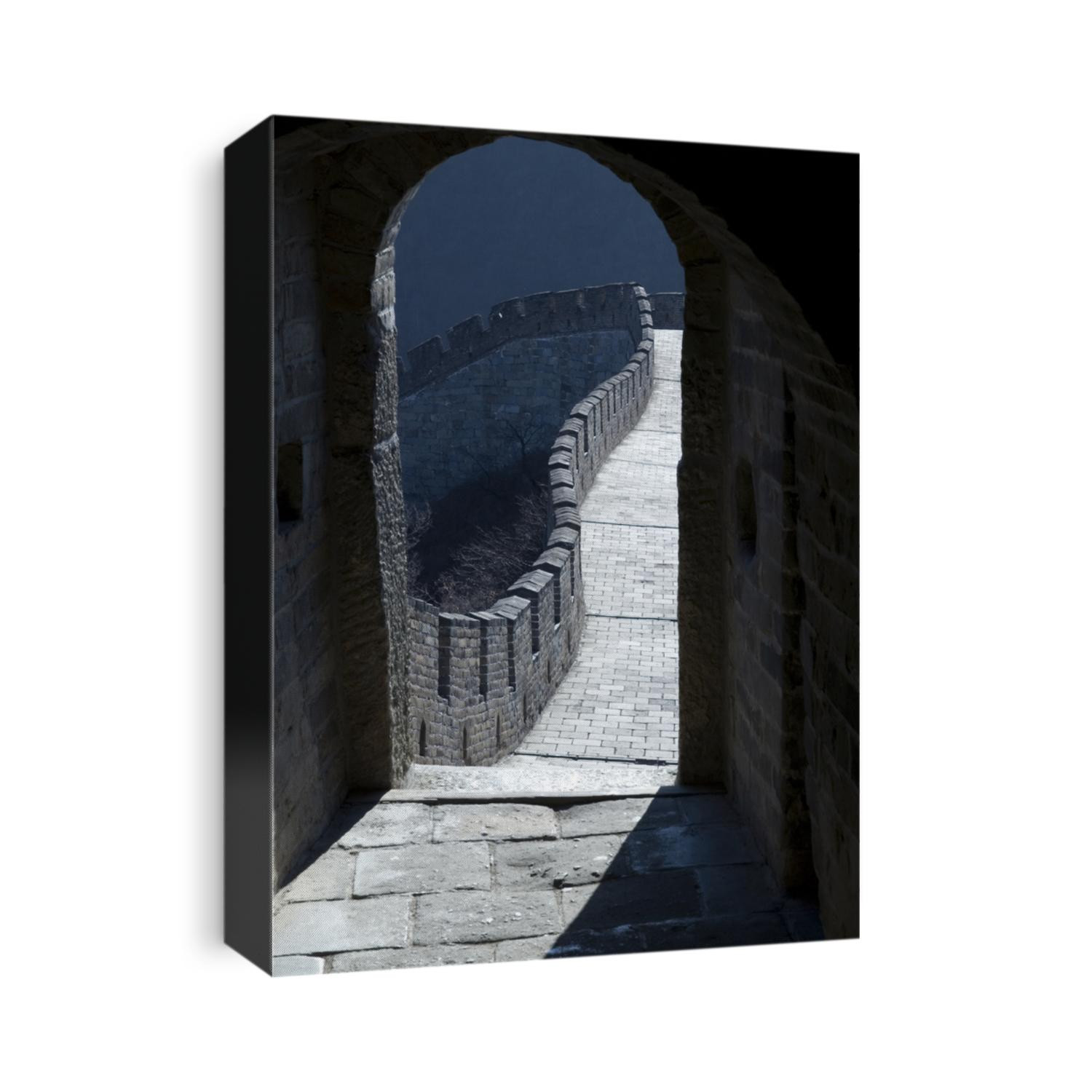 Looking through a gate in The Great Chinese Wall