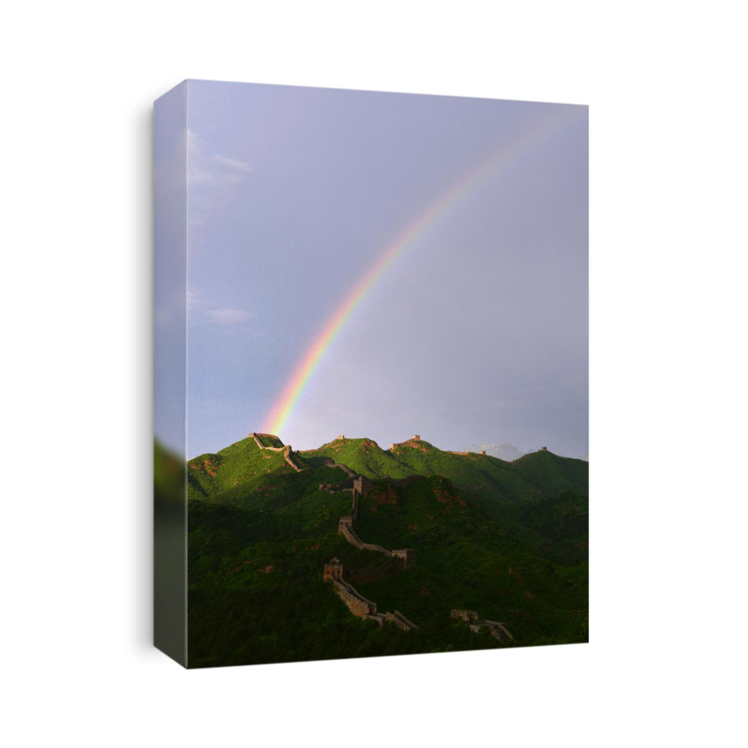 rainbow over the Great Wall