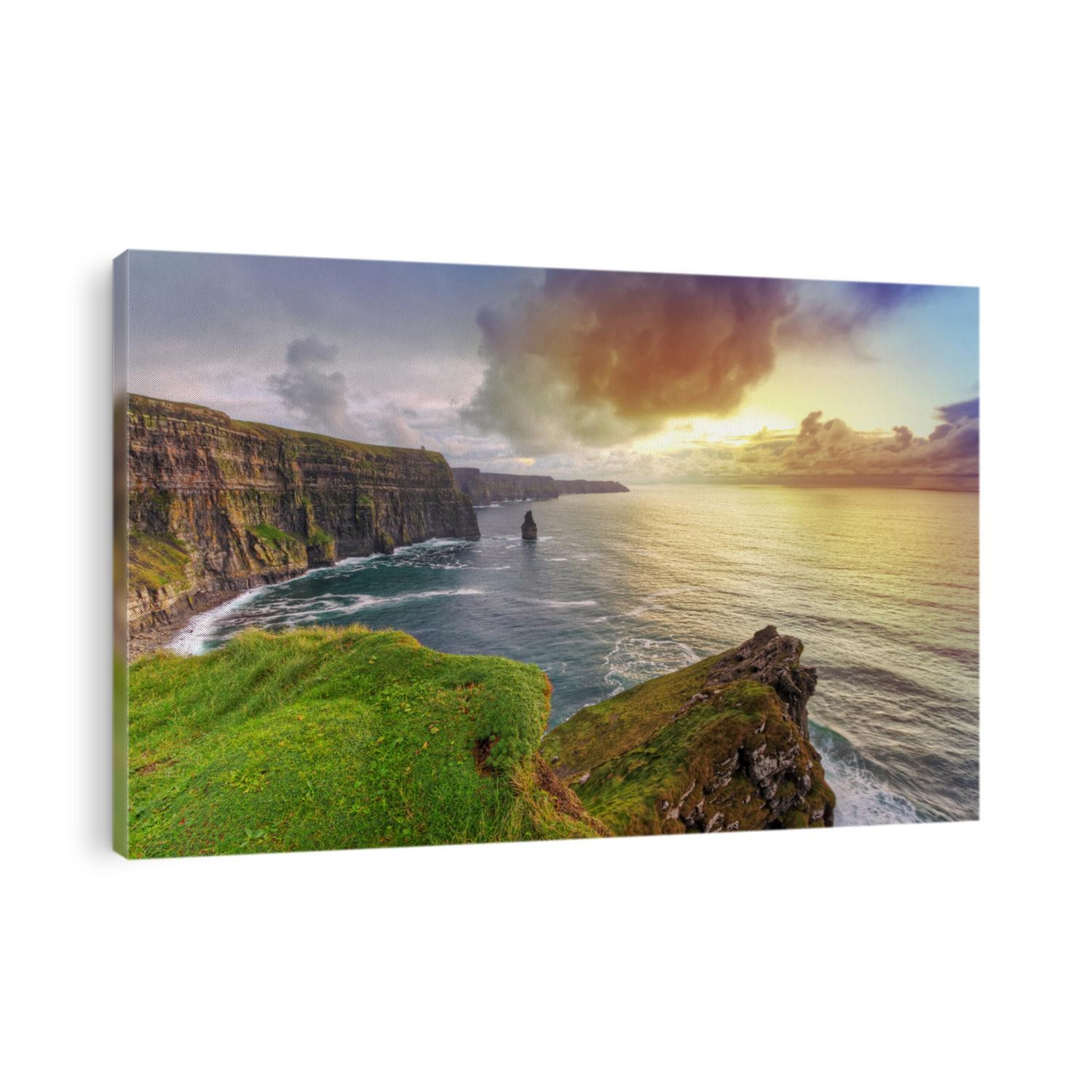 Cliffs of Moher at sunset, Co. Clare, Ireland