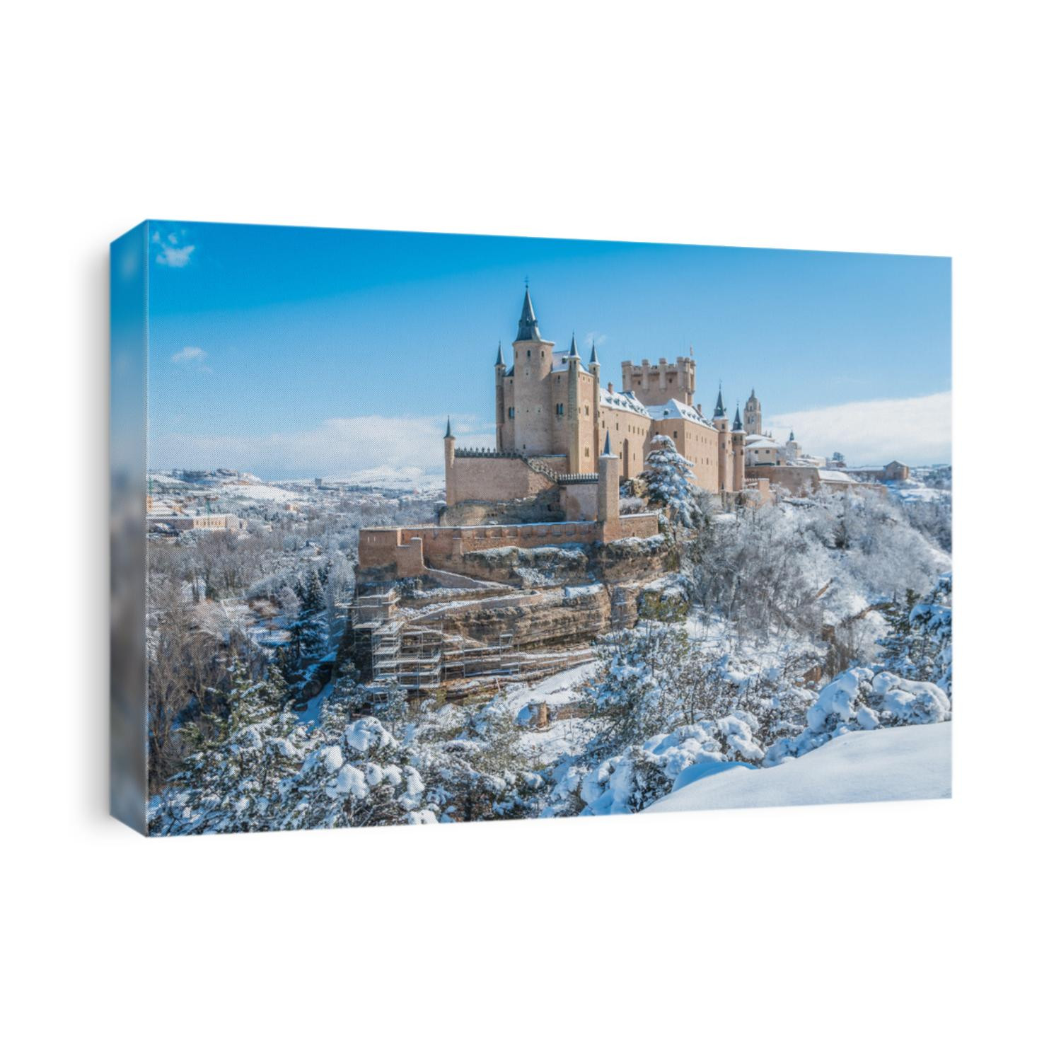 Segovia Spain during winter
