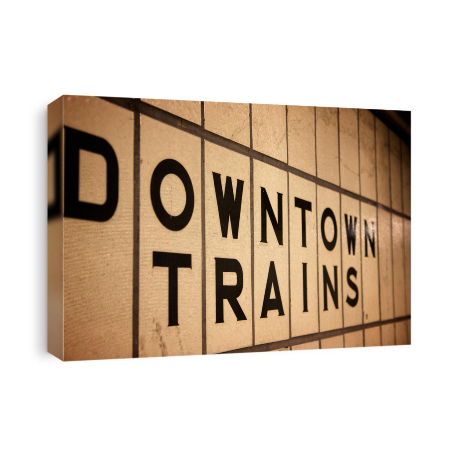 A subway sign