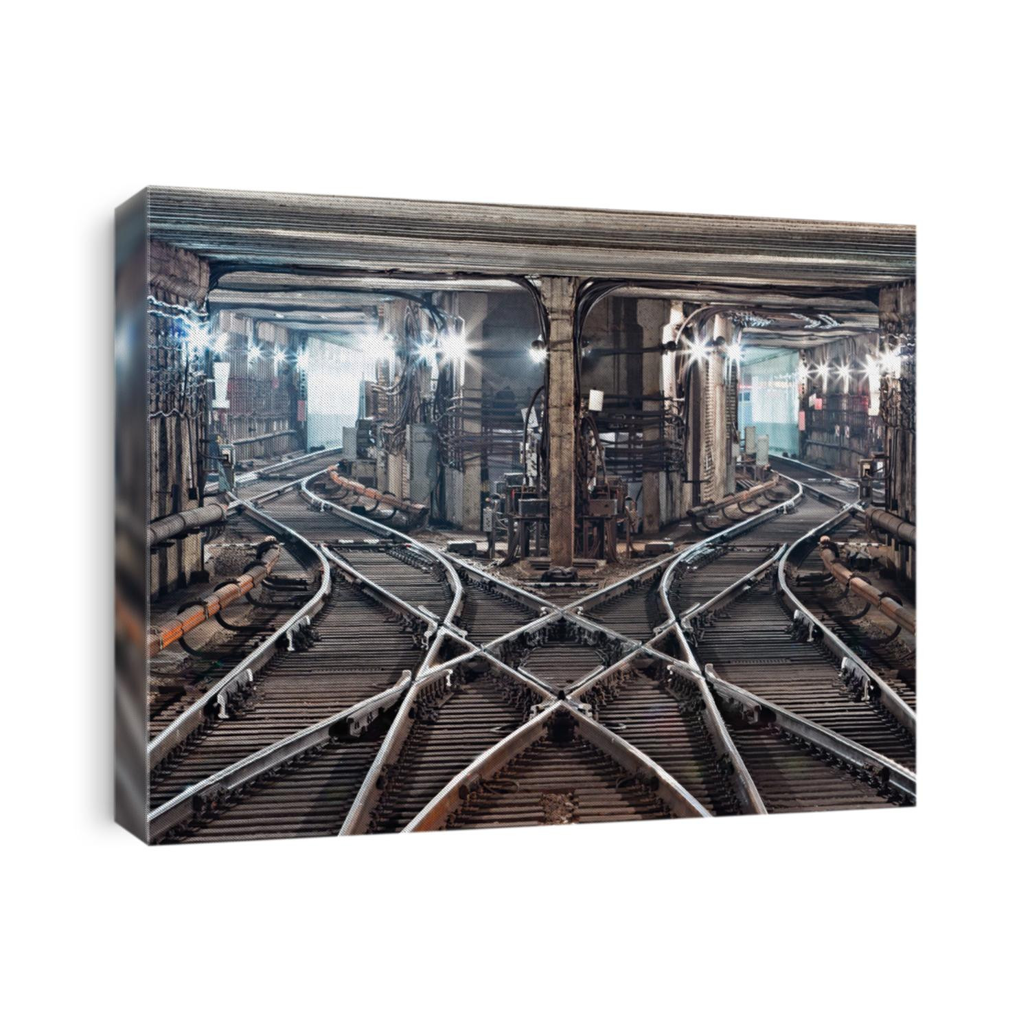 Subway tunnel. Kiev, Ukraine. Kyiv, Ukraine