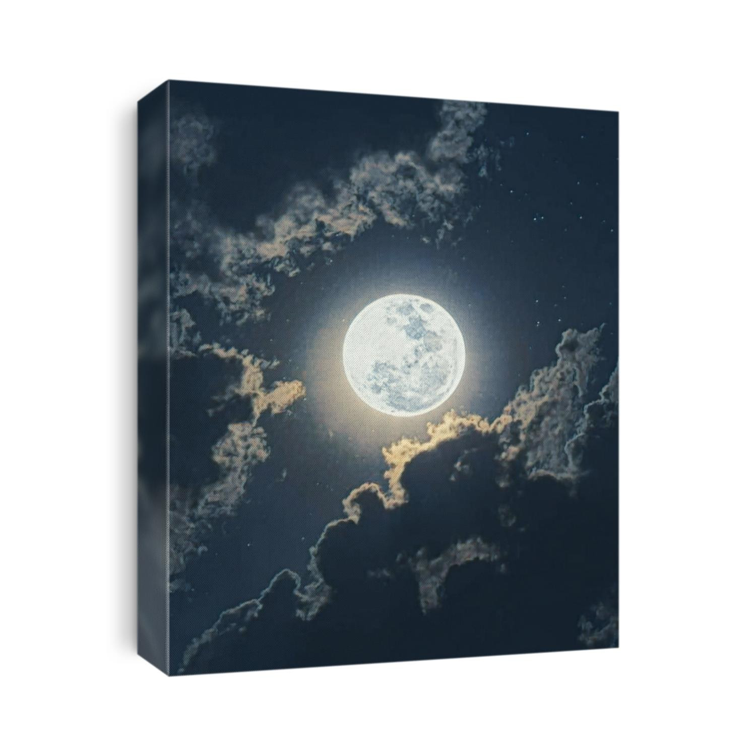 An Illustration of the moon. Digital Painting