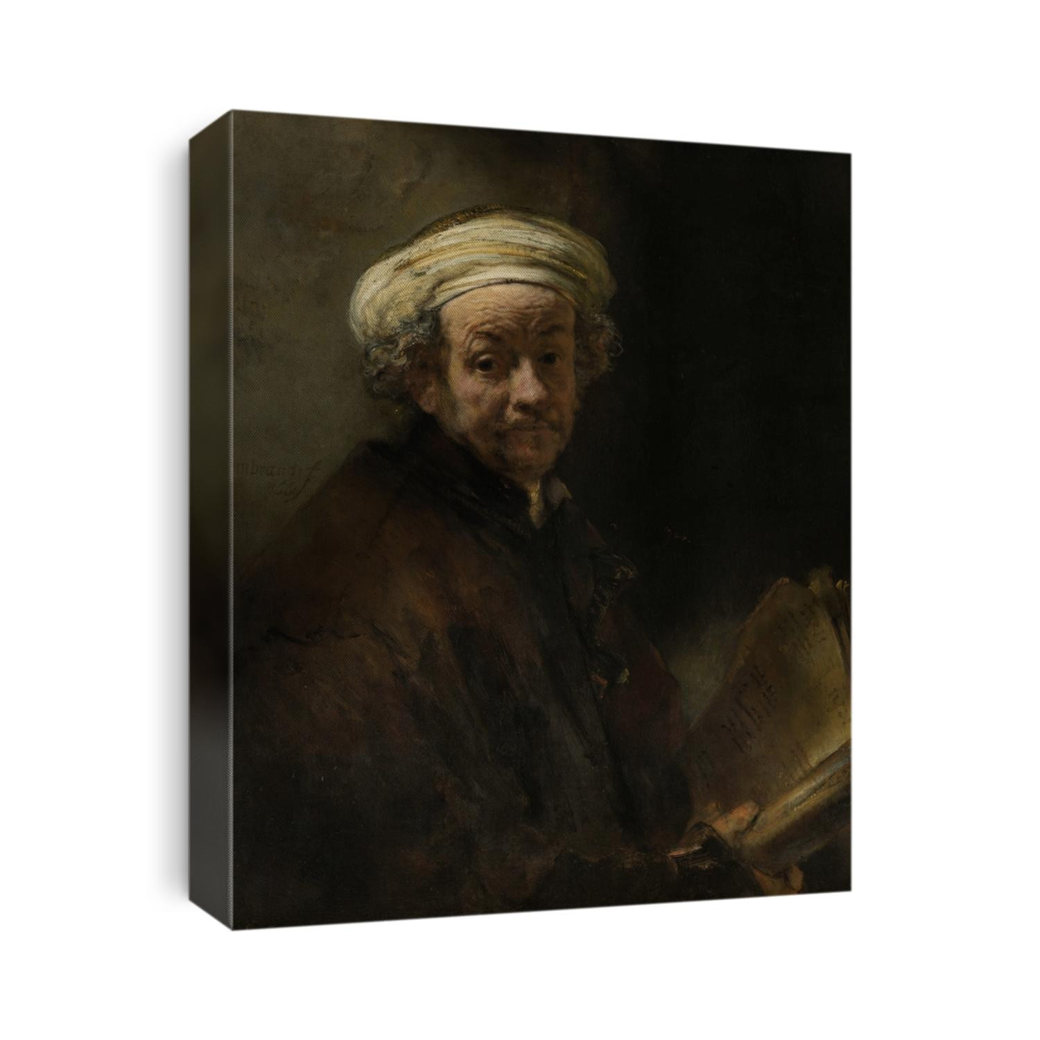 Self Portrait as the Apostle Paul, by Rembrandt van Rijn, 1661, Dutch painting, oil on canvas. Rembrandt's only self portrait as a biblical figure, represents the apostle Paul of Tarsus