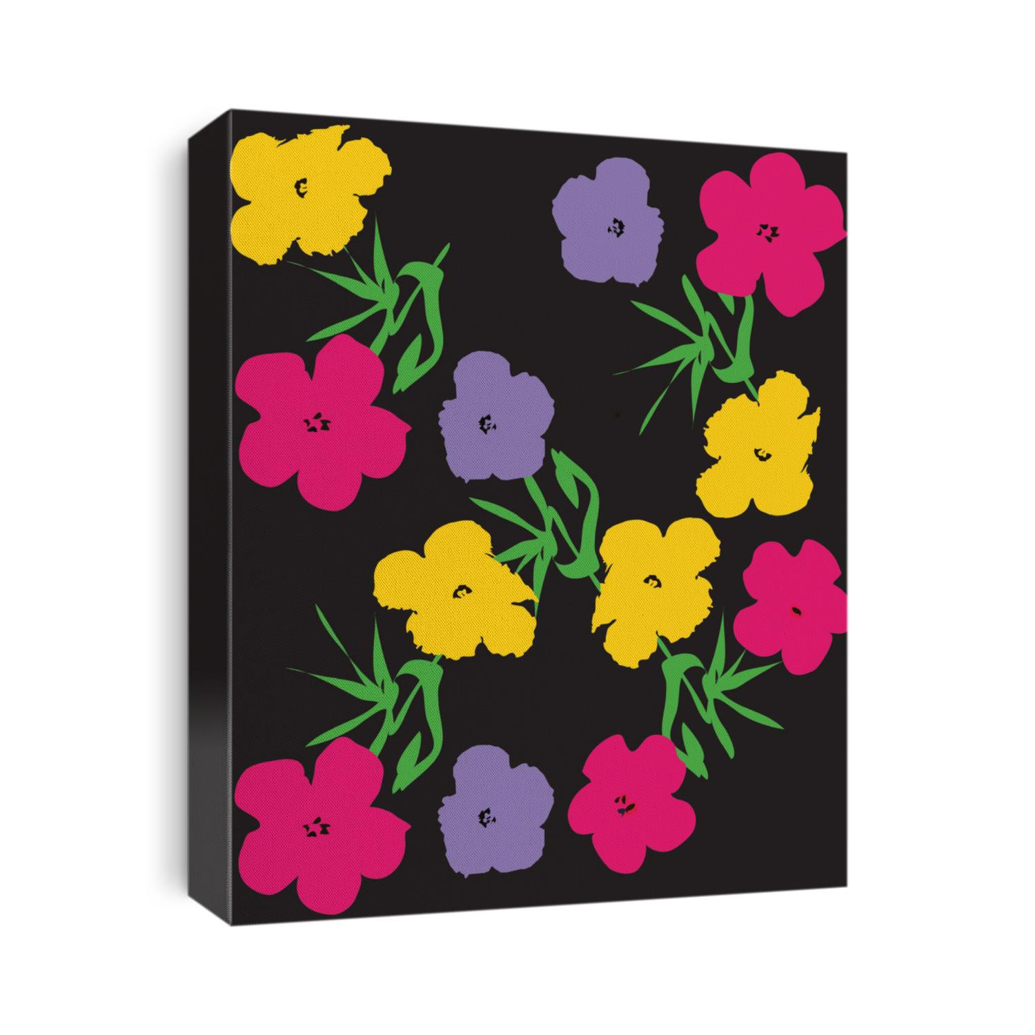 Flowers inspired in Andy Warhol