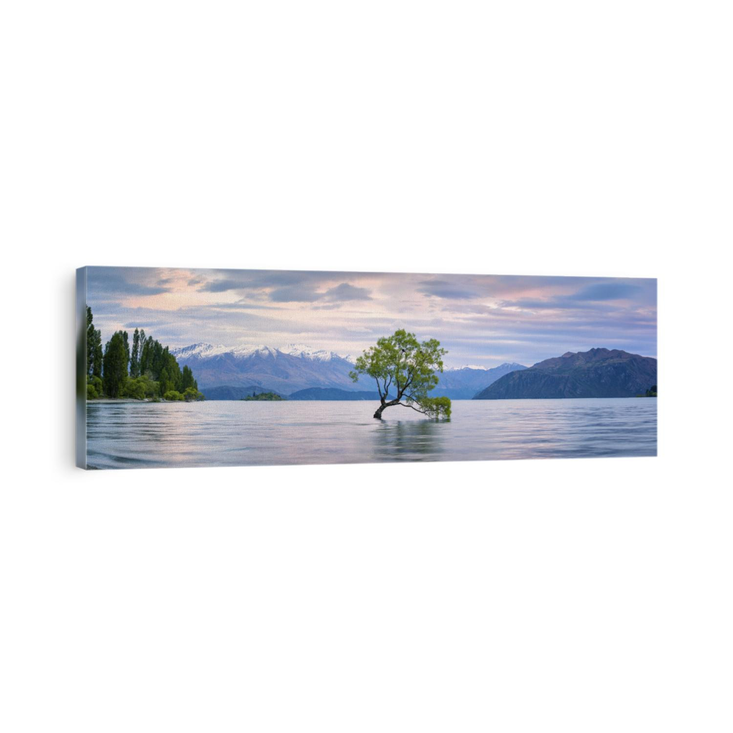 Panorama of Lake Wanaka, Otago, New Zealand
