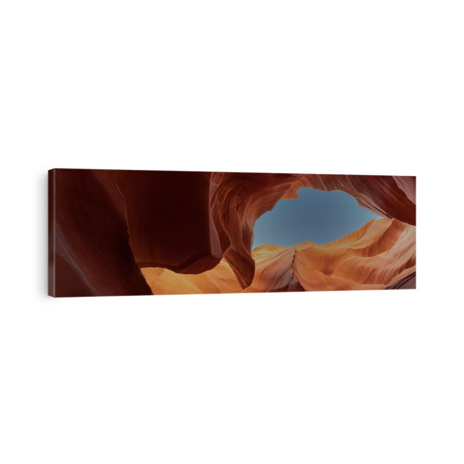 Panoramic Canyon Antelope, slot canyon near Page, Arizona, America. Abstract background concept.