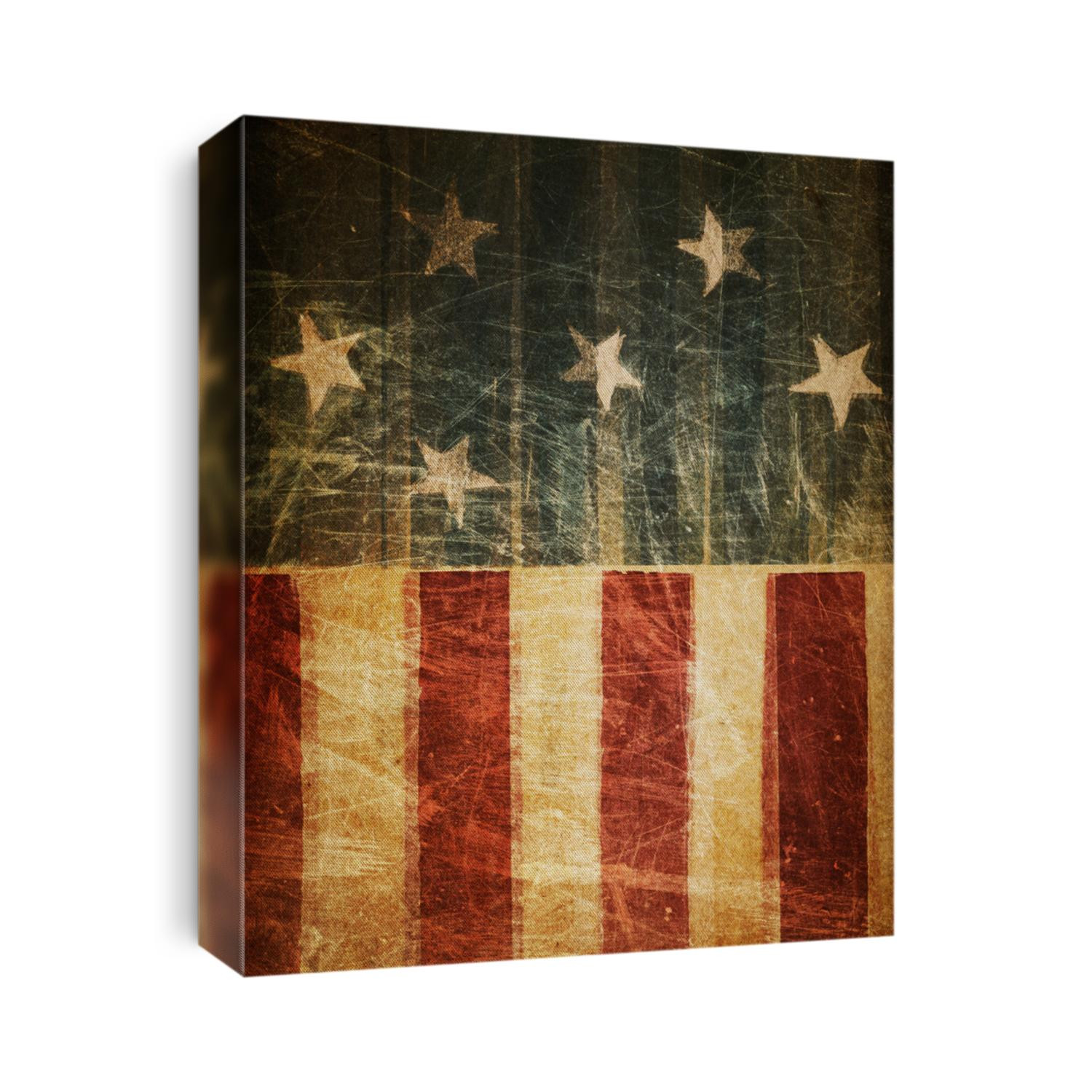 Abstract american patriotic background (based on flag theme)