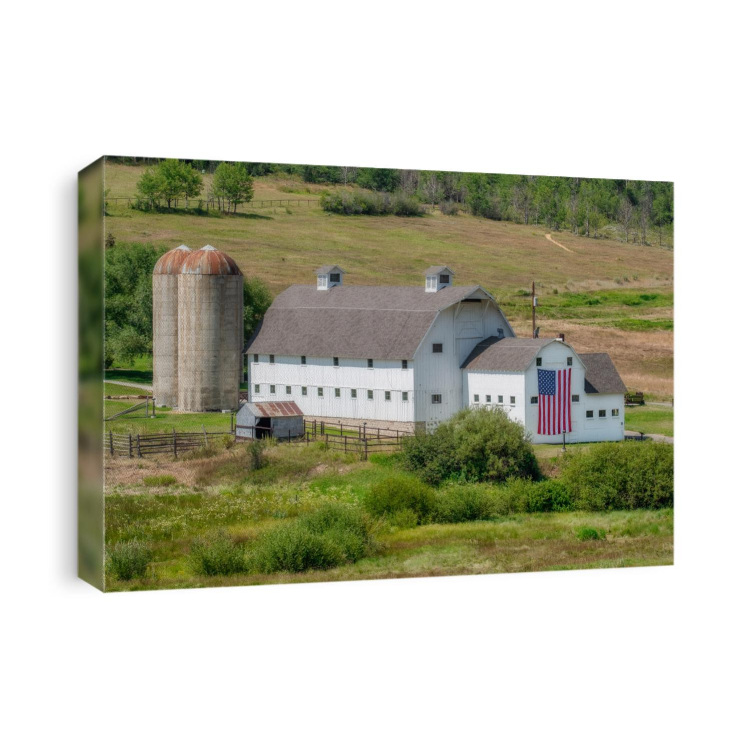 The iconic McPolin Barn in Park City Utah
